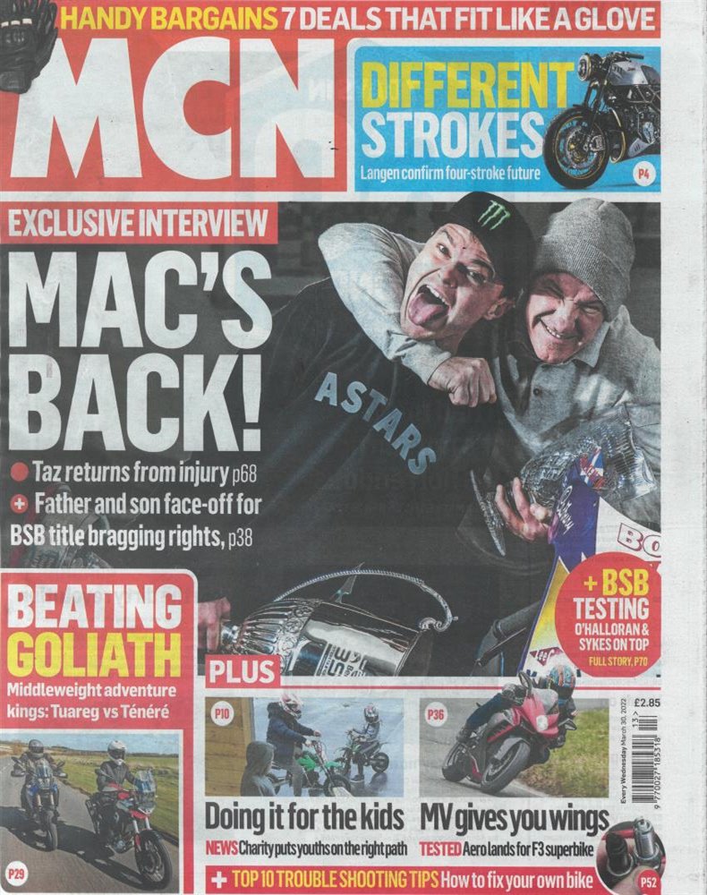 Motorcycle News Magazine Issue 30/03/2022