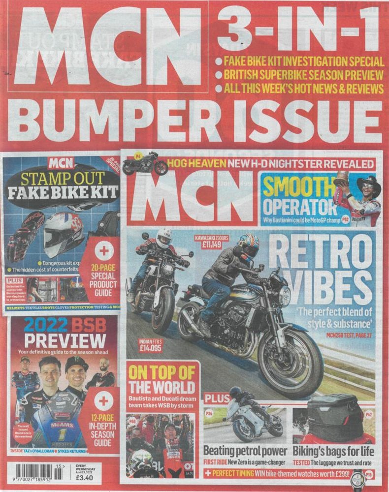Motorcycle News Magazine Issue 13/04/2022