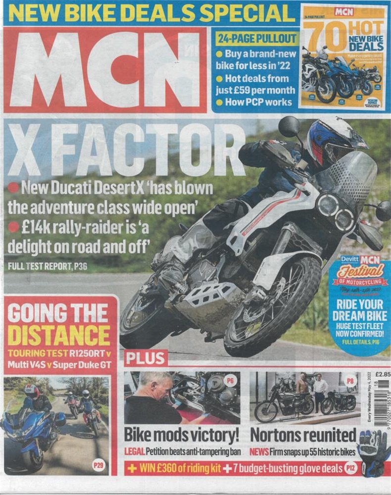 Motorcycle News Magazine Issue 04/05/2022