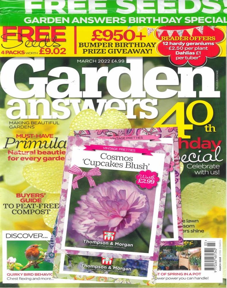 Garden Answers Magazine Issue MAR 22