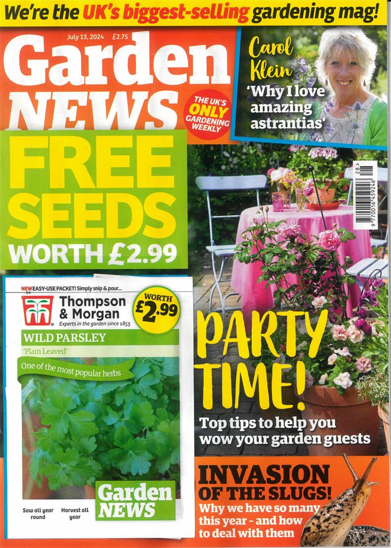 Garden News - 13/07/2024