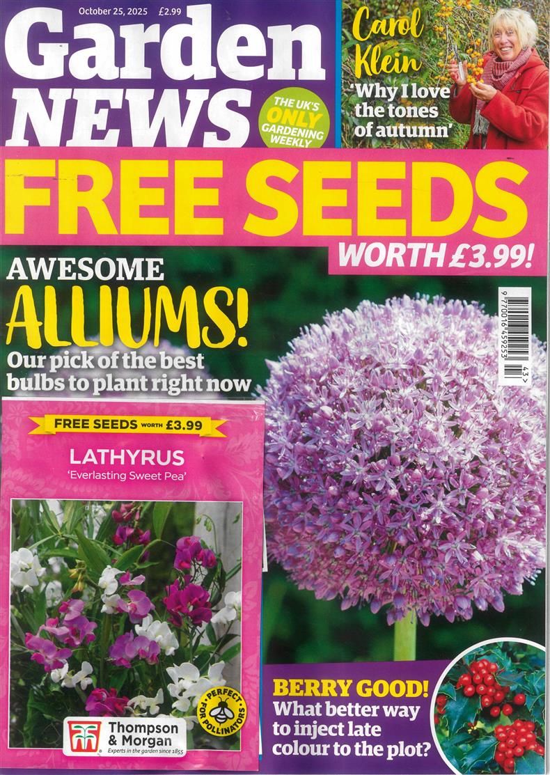 Garden News - 25/10/2025