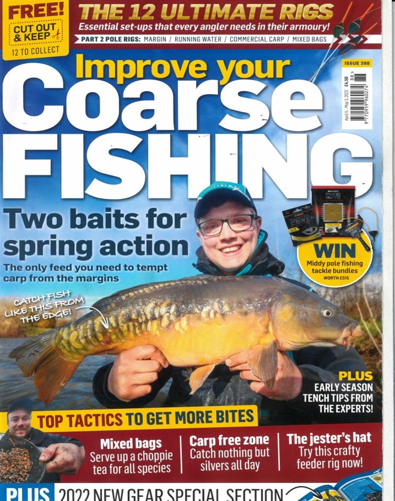 Improve Your Coarse Fishing Magazine Issue NO 388