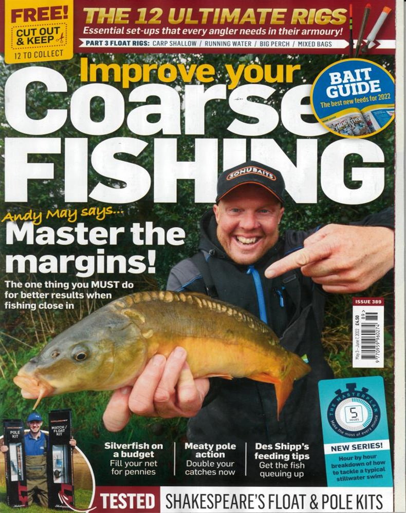 Improve Your Coarse Fishing Magazine Issue NO 389