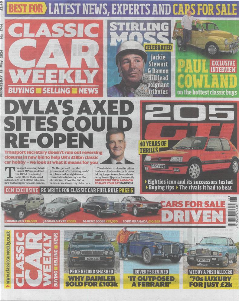 Classic Car Weekly - 15/05/2024