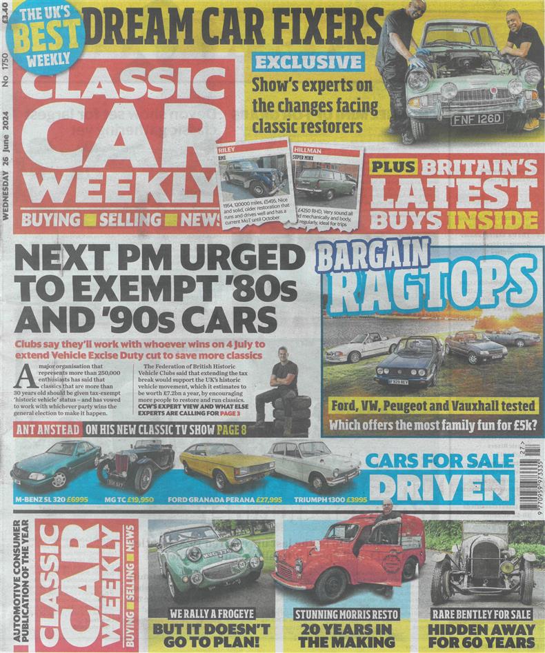 Classic Car Weekly - 26/06/2024