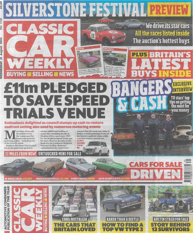 Classic Car Weekly - 21/08/2024