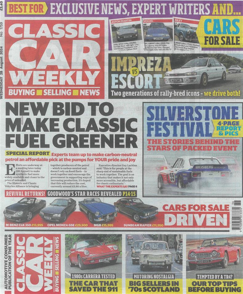Classic Car Weekly - 28/08/2024