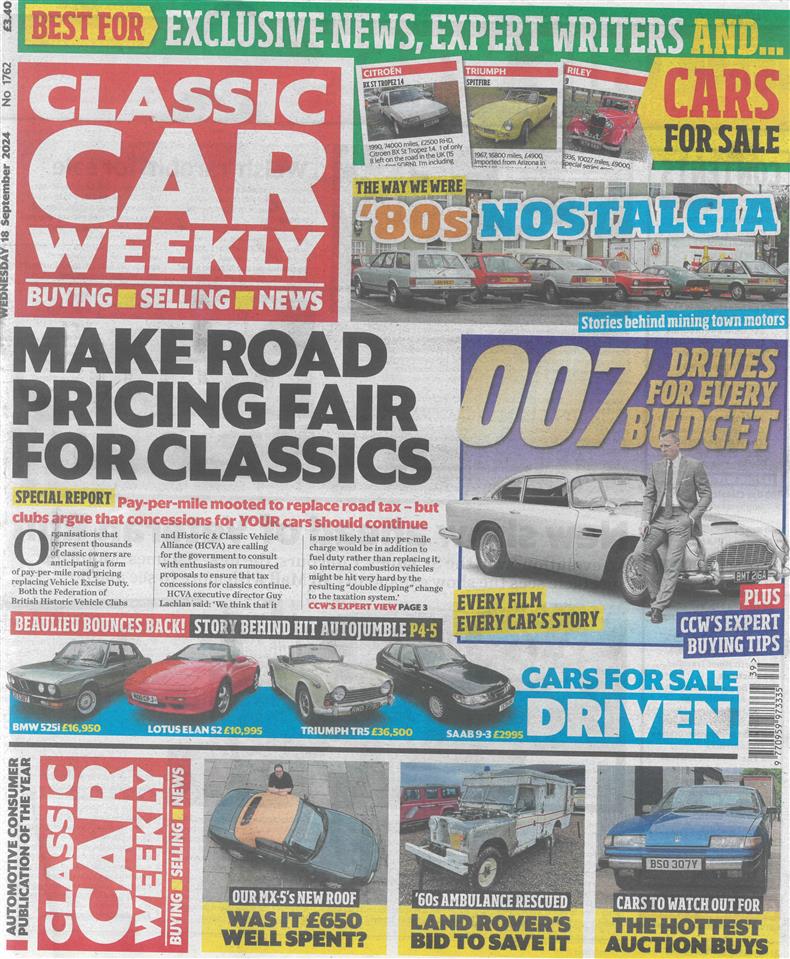 Classic Car Weekly - 18/09/2024