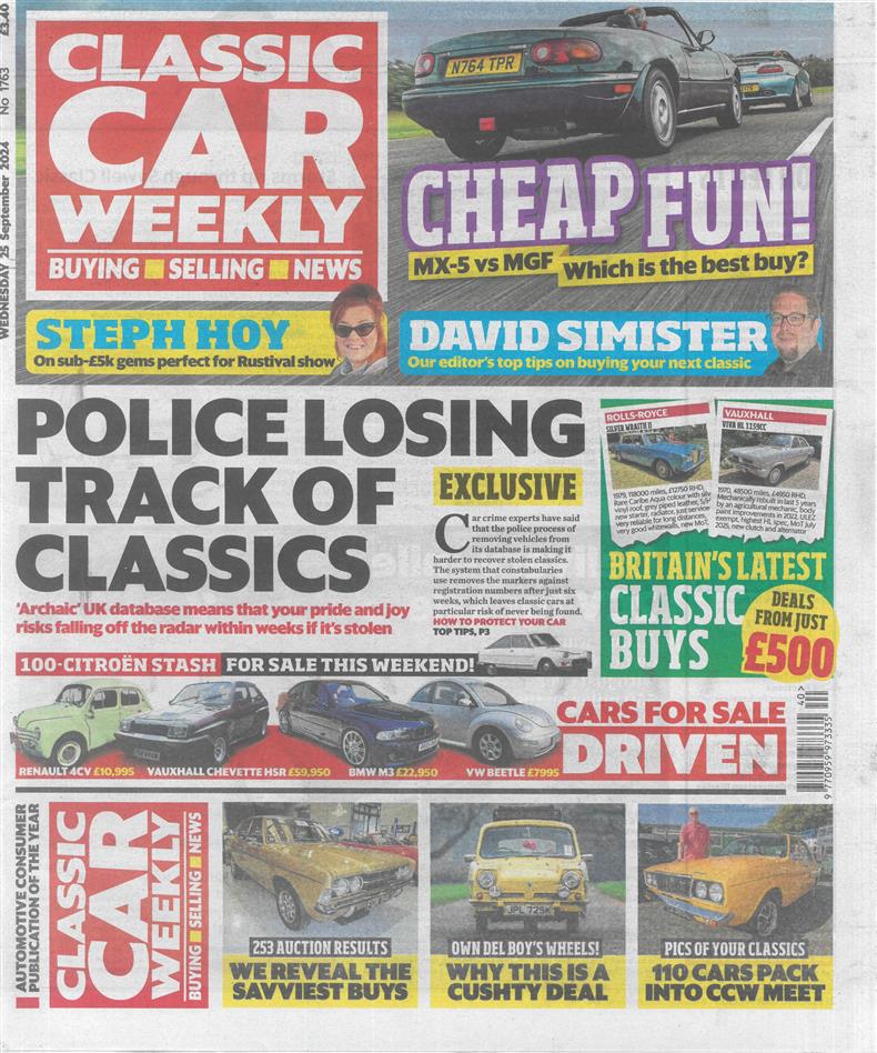 Classic Car Weekly - 25/09/2024