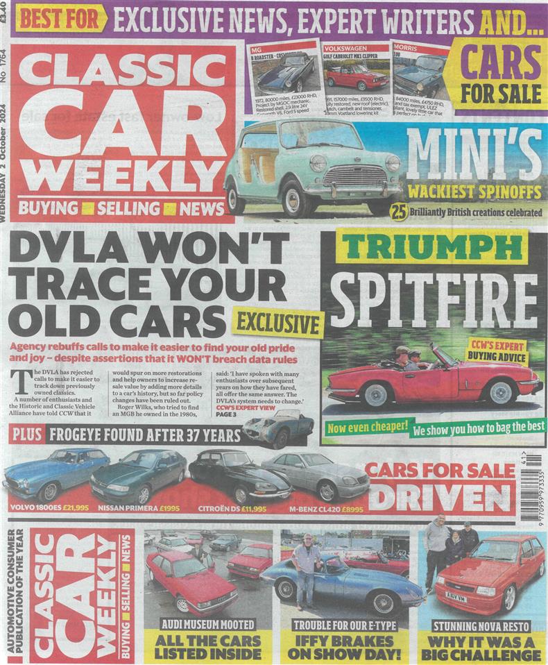 Classic Car Weekly - 02/10/2024