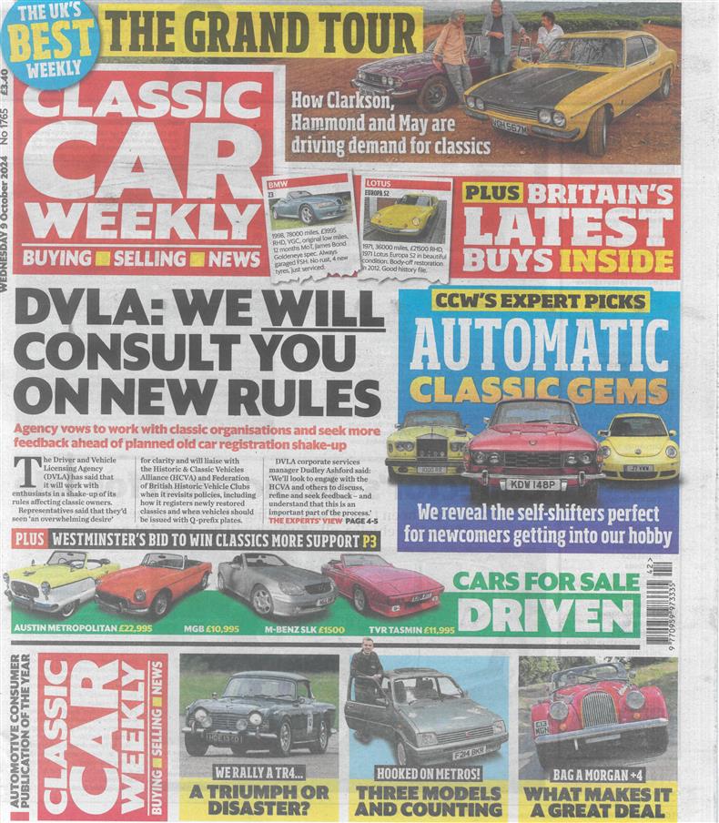 Classic Car Weekly - 09/10/2024