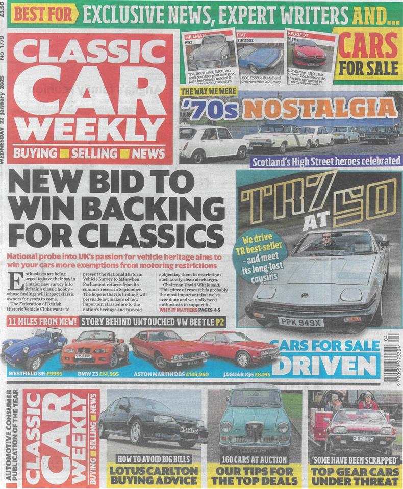 Classic Car Weekly - 22/01/2025