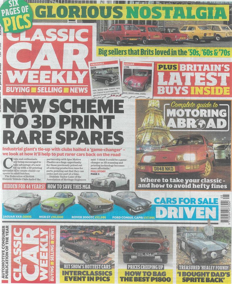Classic Car Weekly - 29/01/2025