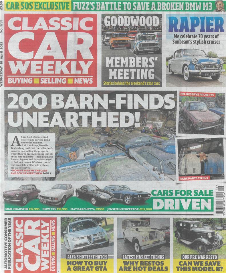Classic Car Weekly - 16/04/2025
