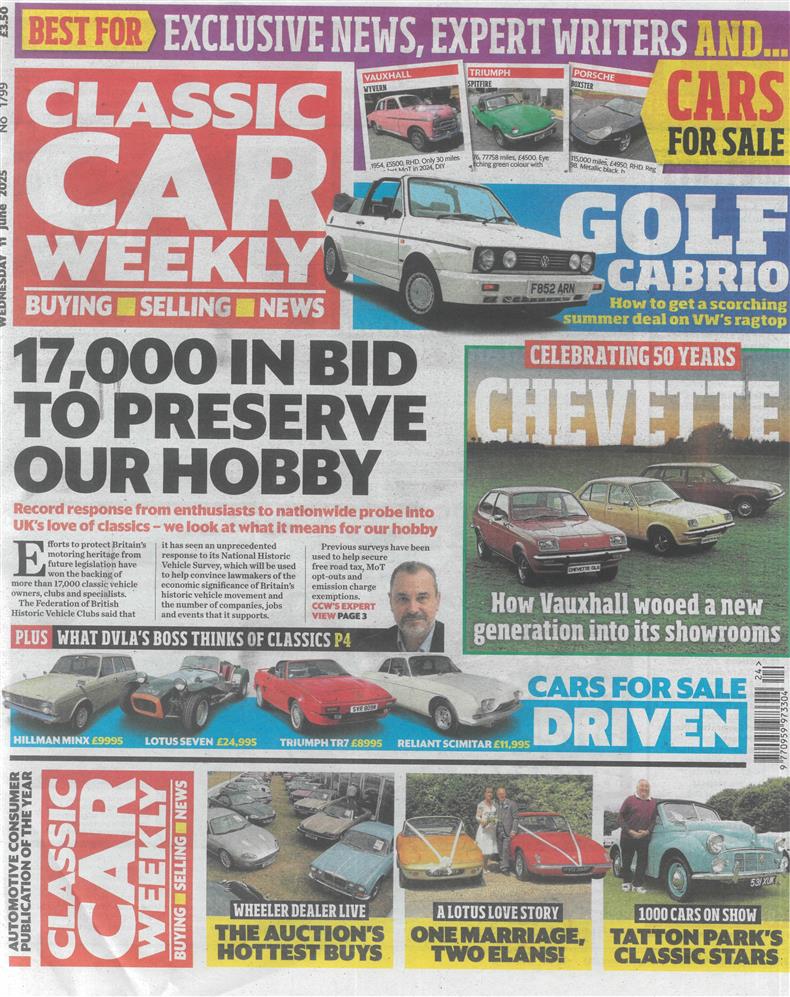 Classic Car Weekly - 11/06/2025