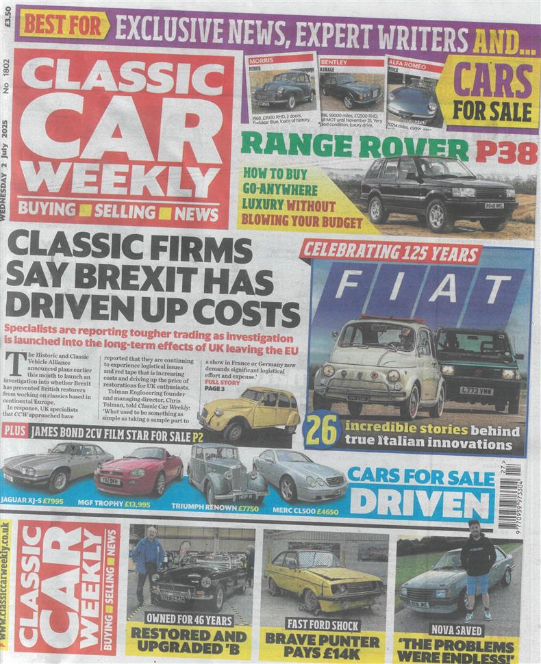 Classic Car Weekly - 02/07/2025