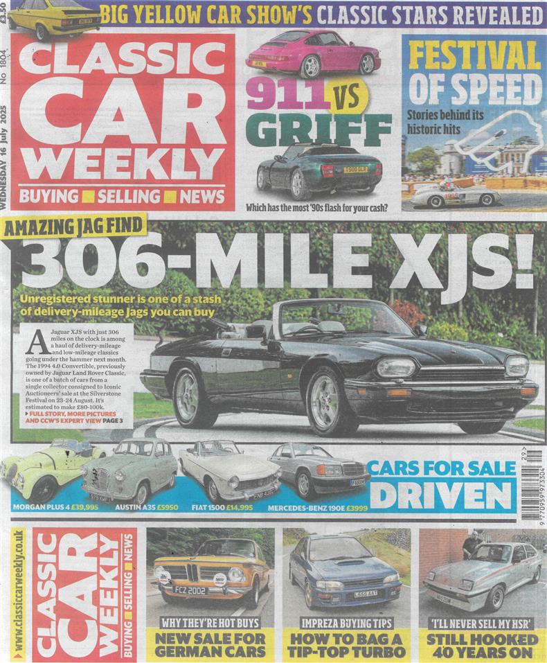 Classic Car Weekly - 16/07/2025