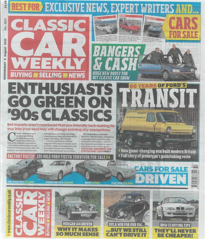 Classic Car Weekly - 06/08/2025
