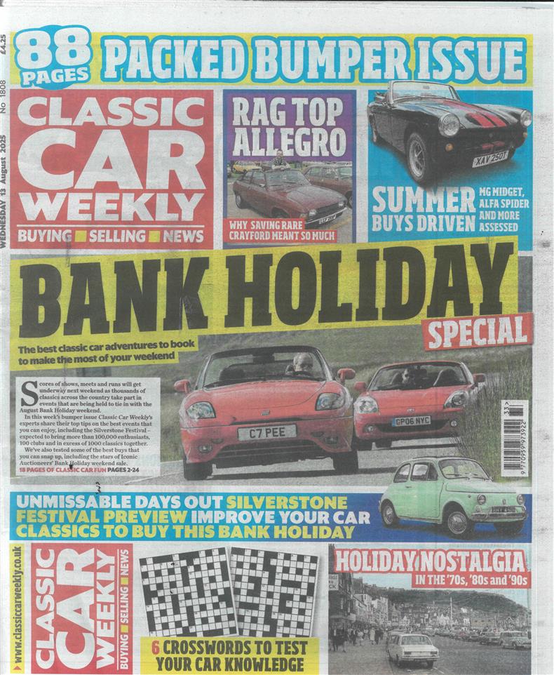 Classic Car Weekly - 13/08/2025