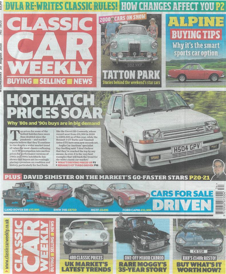 Classic Car Weekly - 20/08/2025