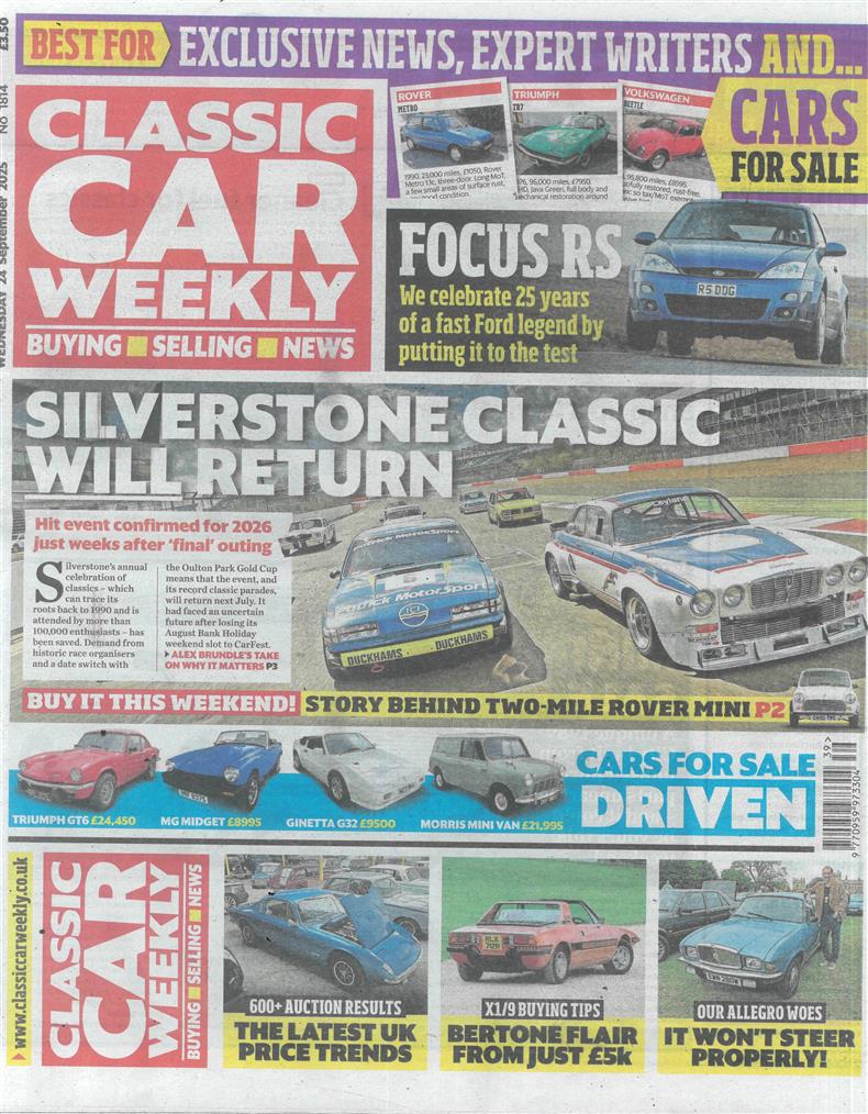 Classic Car Weekly - 24/09/2025
