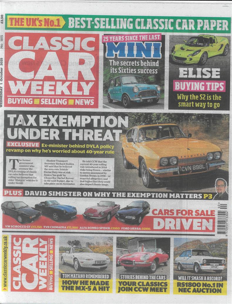Classic Car Weekly - 01/10/2025