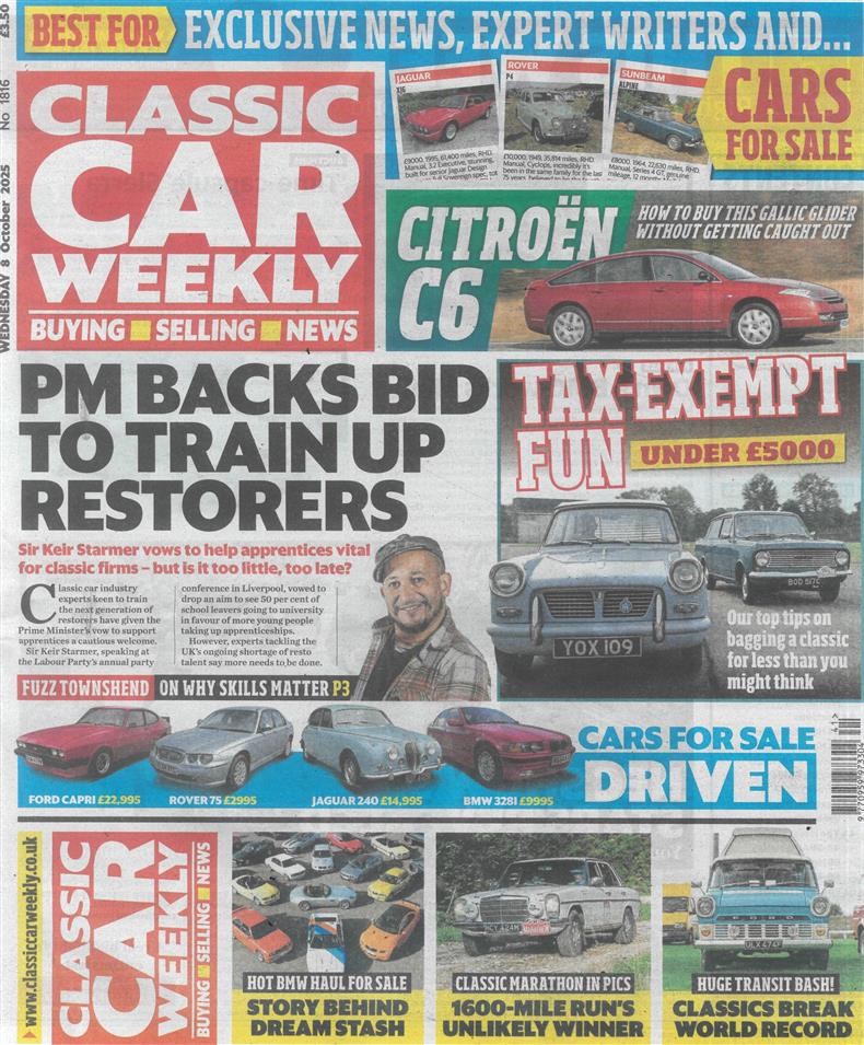 Classic Car Weekly - 08/10/2025