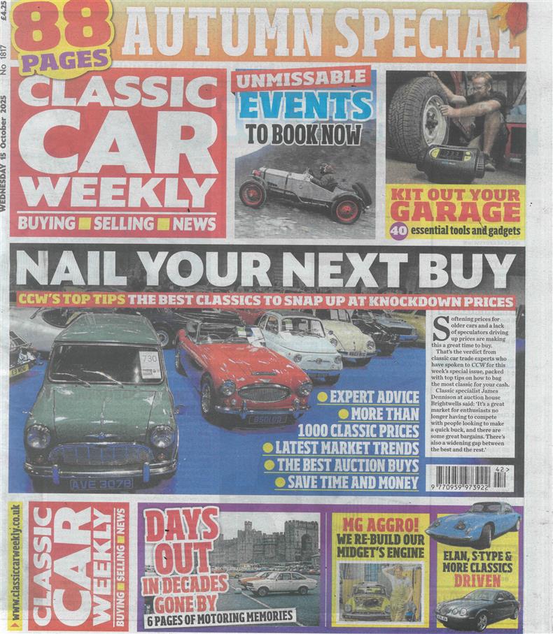 Classic Car Weekly - 15/10/2025