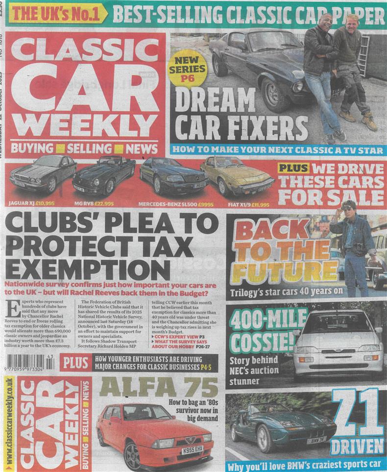 Classic Car Weekly - 22/10/2025