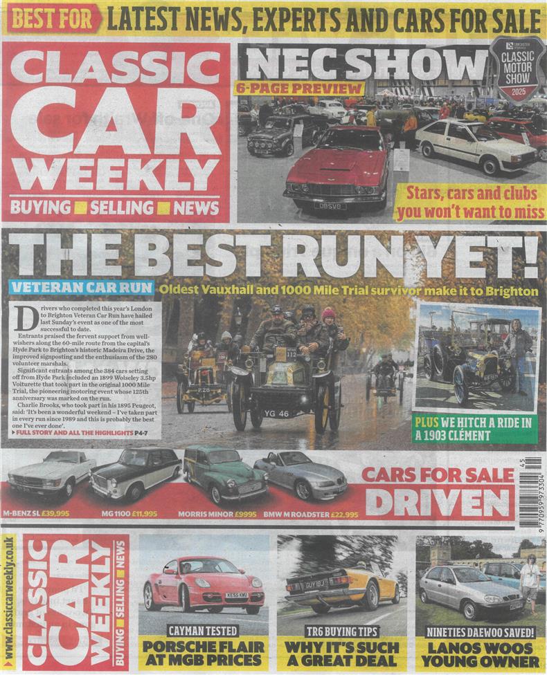 Classic Car Weekly - 05/11/2025