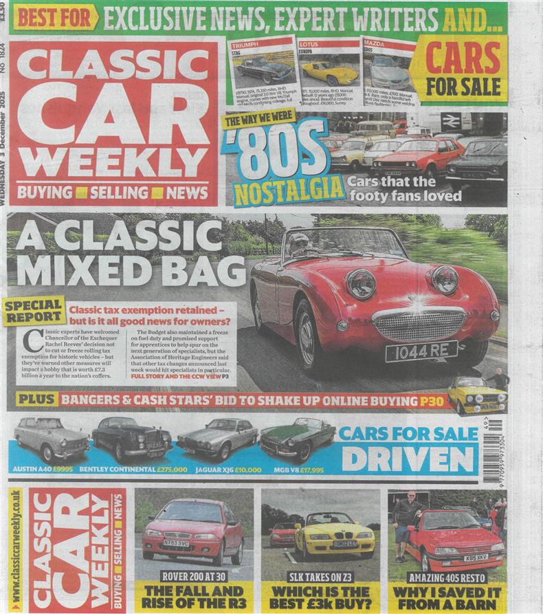 Classic Car Weekly - 03/12/2025