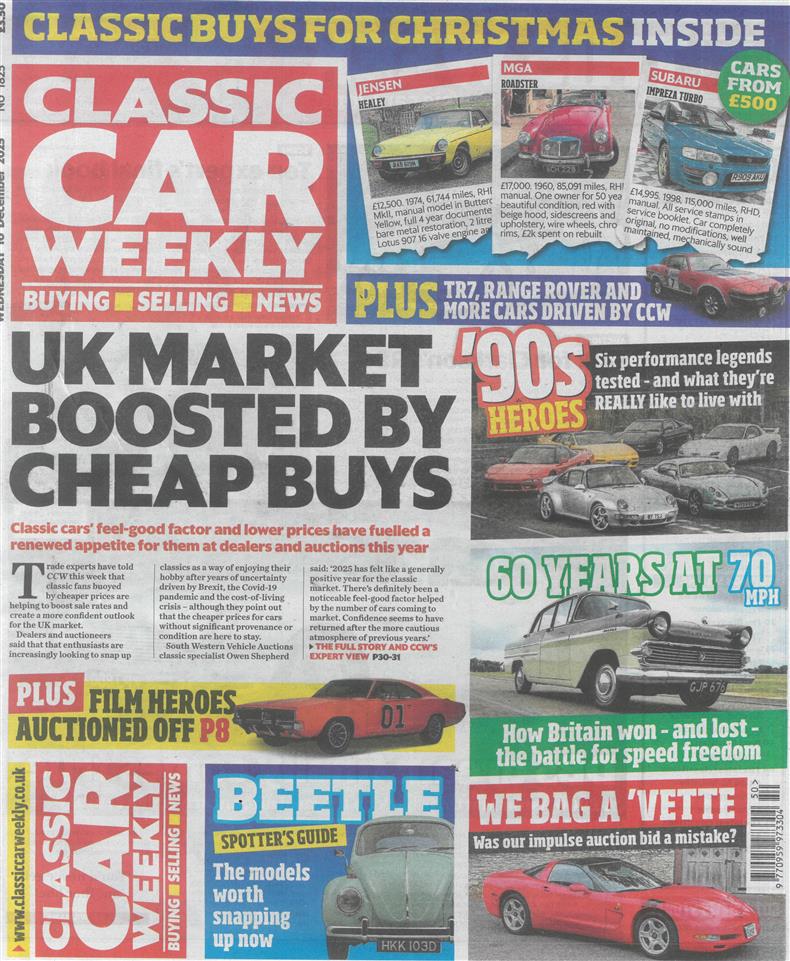 Classic Car Weekly - 10/12/2025