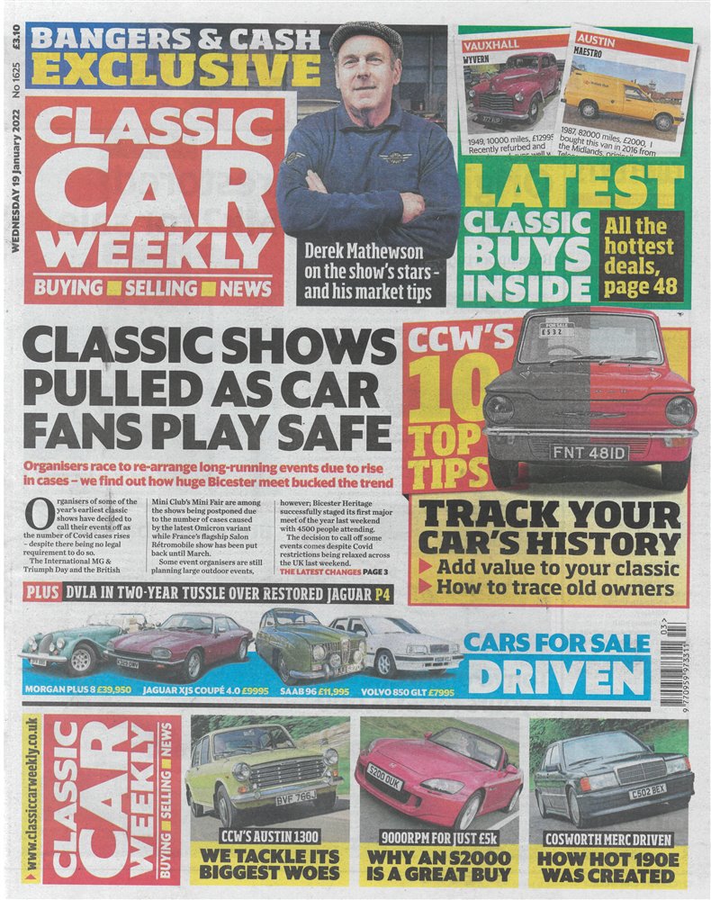 Classic Car Weekly Issue 19/01/2022