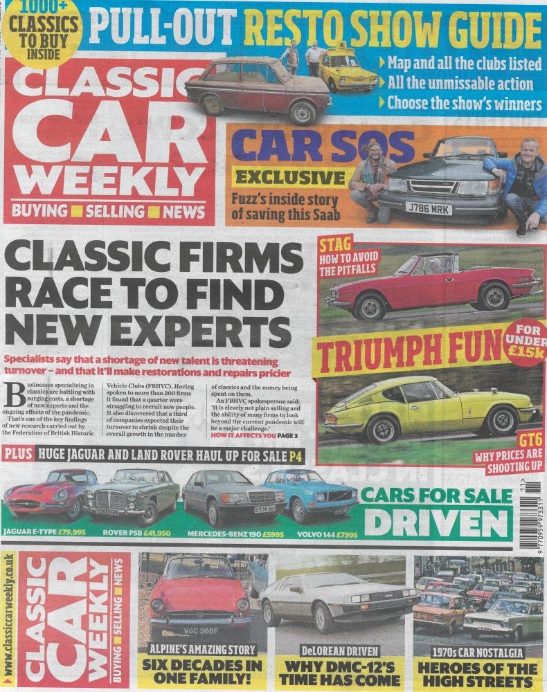 Classic Car Weekly Magazine Issue 16/03/2022