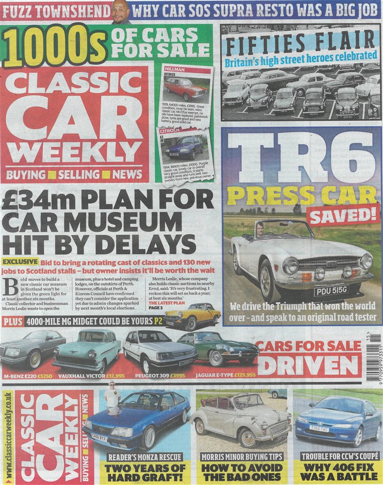 Classic Car Weekly Magazine Issue 13/04/2022