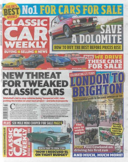Classic Car Weekly magazine