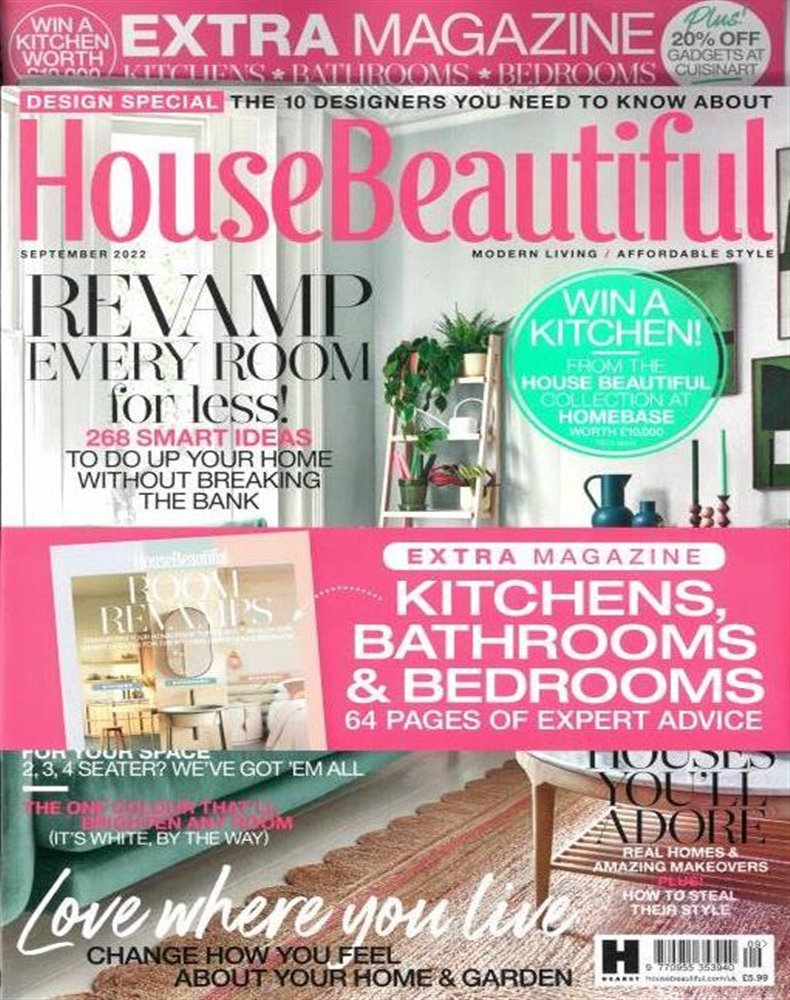 House Beautiful Magazine Issue SEP 22