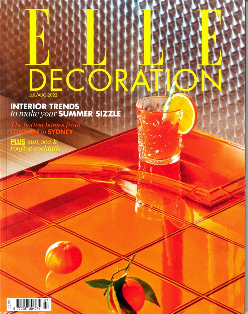 Elle Decoration Magazine Issue JUL-AUG