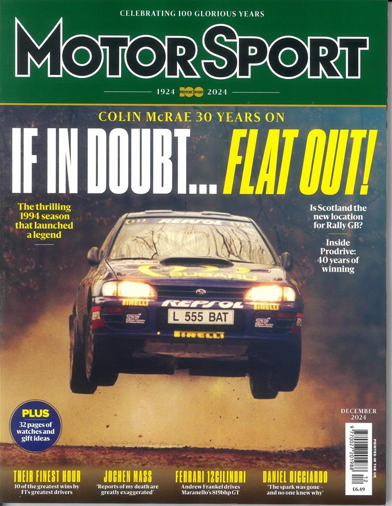 Motor Sport - DEC 24