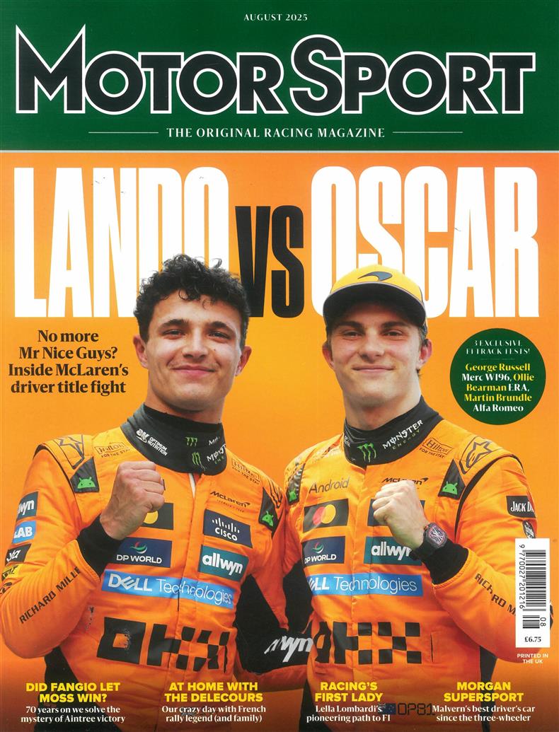 Motor Sport - AUG 25
