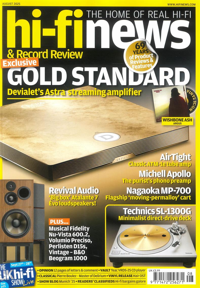 Hi-Fi News - AUG 25