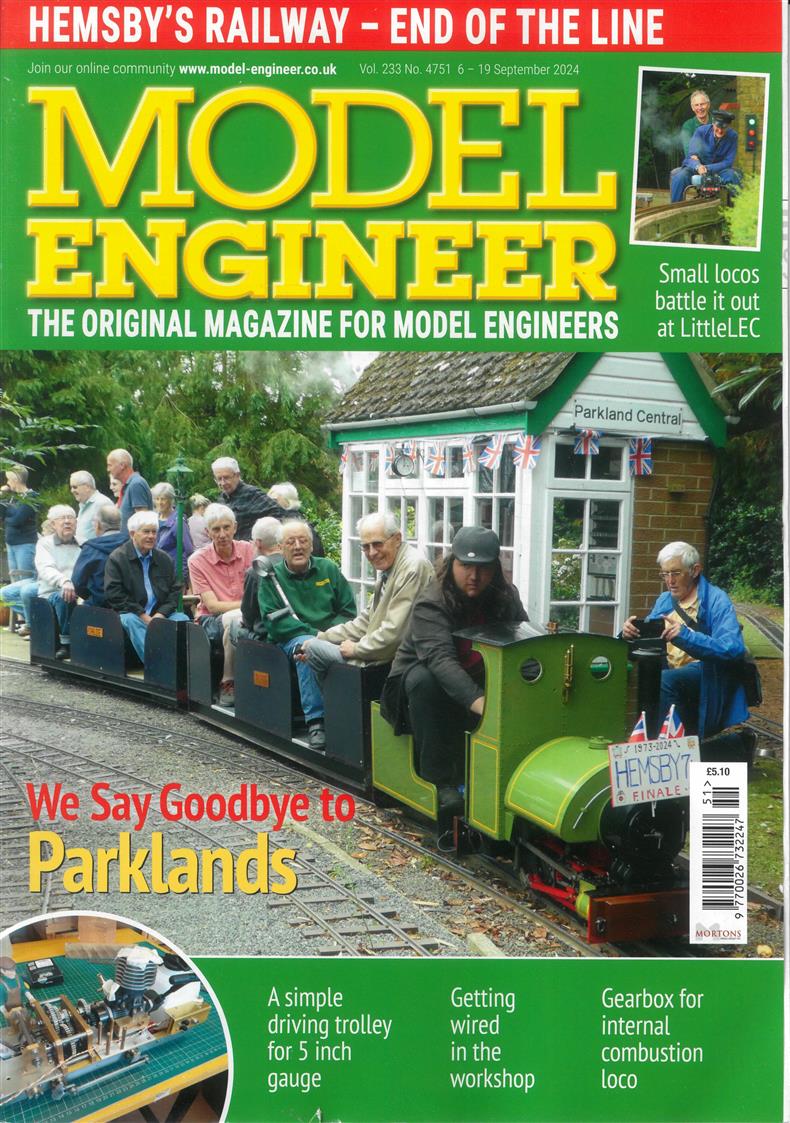 Model Engineer - NO 4751