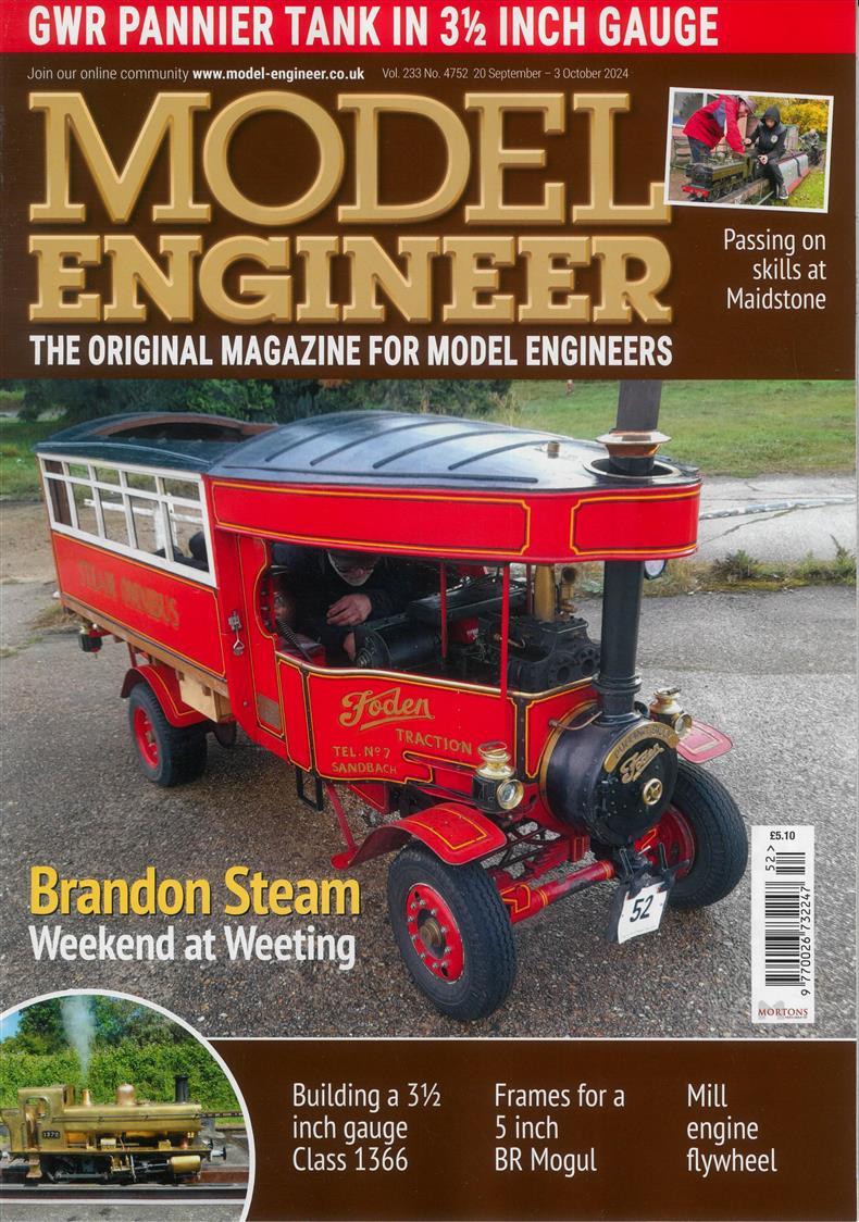 Model Engineer - NO 4752