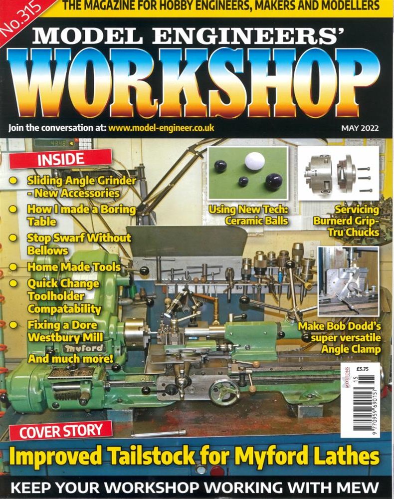 Model Engineers Workshop Magazine Issue NO 315