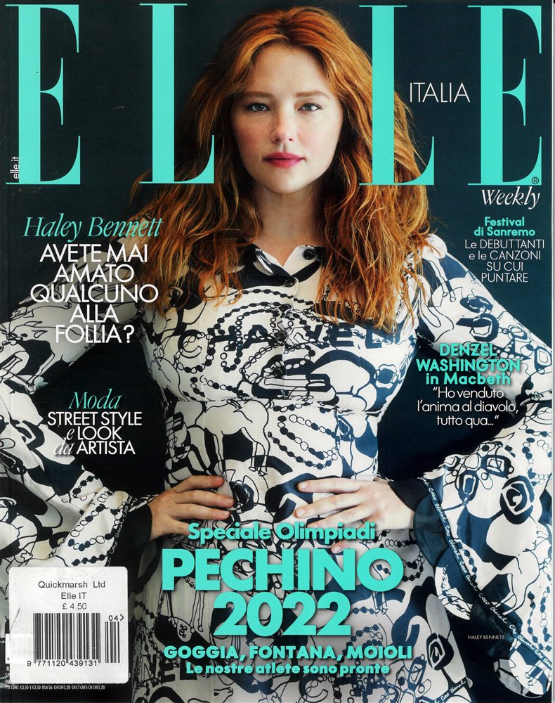 Elle Italian Magazine Issue NO 4