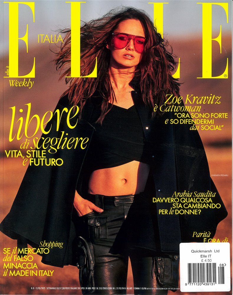 Elle Italian Magazine Issue NO 8