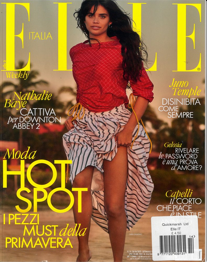 Elle Italian Magazine Issue NO 14