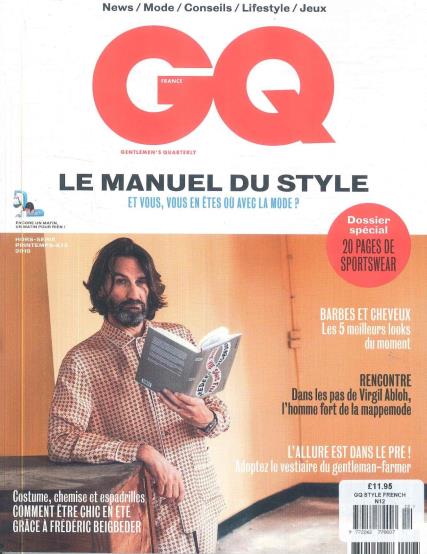 GQ Style French Magazine
