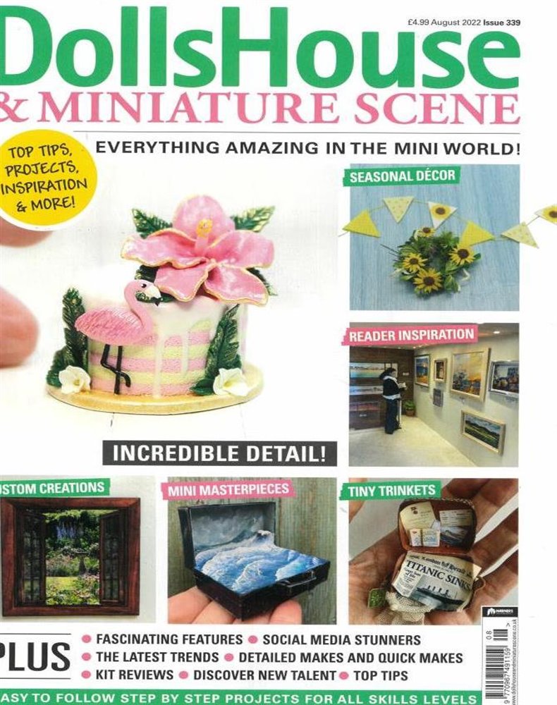 Dolls House and Miniature Scene Magazine Issue AUG 22